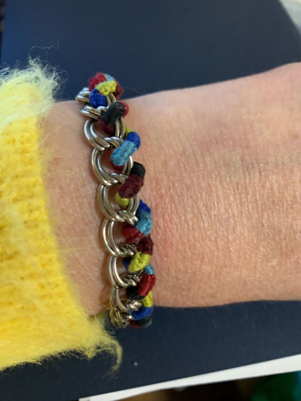 Multicolor Woven Chain Bracelet - Women Jewelry